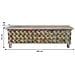 Baule In Legno Marrone 146x40x45h - Foto miniatura 4