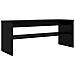 Mobile TV Rovere Nero 100 x 35 x 40 cm Legno multistrato - Foto miniatura 1
