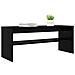 Mobile TV Rovere Nero 100 x 35 x 40 cm Legno multistrato - Foto miniatura 3