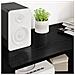 Mobile TV Rovere Nero 100 x 35 x 40 cm Legno multistrato - Foto miniatura 4