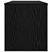 Mobile TV Rovere Nero 100 x 35 x 40 cm Legno multistrato - Foto miniatura 6