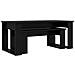 Set di Tavolini da Caffè 2 pcs Rovere Nero Legno multistrato - Foto miniatura 5