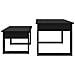 Set di Tavolini da Caffè 2 pcs Rovere Nero Legno multistrato - Foto miniatura 9