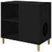 Casa per Gatti Nero 72 x 42.5 x 70 cm Legno multistrato - Foto miniatura 1