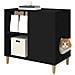 Casa per Gatti Nero 72 x 42.5 x 70 cm Legno multistrato - Foto miniatura 3