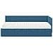 Struttura Letto Angolare con Materasso 2 pcs Blu Velluto - Foto miniatura 5