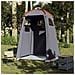 Tenda per Toilette Grigio e Arancione Impermeabile - Foto miniatura 3