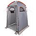 Tenda per Toilette Grigio e Arancione Impermeabile - Foto miniatura 4
