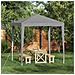 Tenda Party 200 x 200 x 240 cm Grigio Chiaro PE e Acciaio - Foto miniatura 2