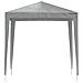 Tenda Party 200 x 200 x 240 cm Grigio Chiaro PE e Acciaio - Foto miniatura 3