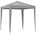 Tenda Party 200 x 200 x 240 cm Grigio Chiaro PE e Acciaio - Foto miniatura 5