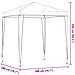 Tenda Party 200 x 200 x 240 cm Grigio Chiaro PE e Acciaio - Foto miniatura 9