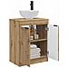 Mobile da bagno con lavabo Rovere Artigianale 54 x 35 x 83 cm - Foto miniatura 3