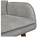 Sofa a Due Posti Grigio chiaro 115 x 61 x 87 cm Velluto - Foto miniatura 7
