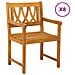 Panchina da esterno 8 pcs Naturale 56 x 55,5 x 90 cm - Foto miniatura 1