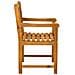 Panchina da esterno 8 pcs Naturale 56 x 55,5 x 90 cm - Foto miniatura 5