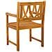 Panchina da esterno 8 pcs Naturale 56 x 55,5 x 90 cm - Foto miniatura 6