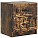 Armadio da Notte con cassetto Rovere Fumo 43 x 34,5 x 44,5 cm - Foto miniatura 1