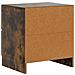 Armadio da Notte con cassetto Rovere Fumo 43 x 34,5 x 44,5 cm - Foto miniatura 6