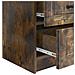 Armadio da Notte con cassetto Rovere Fumo 43 x 34,5 x 44,5 cm - Foto miniatura 8