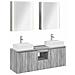 Set di Armadi da Bagno 5 pcs Sonoma grigio Legno ingegnerizzato - Foto miniatura 1