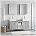 Set di Armadi da Bagno 5 pcs Sonoma grigio Legno ingegnerizzato - Foto miniatura 4