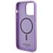 Guess Saffiano Magsafe Supporto Per Iphone 15 Pro Max - Colore Viola - Foto miniatura 7