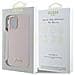 Custodia In Silicone Con Elementi Del Logo In Metallo E Cornice Per ""iphone 16 Plus"" - Rosa - Foto miniatura 5