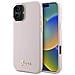 Custodia In Silicone Con Elementi Del Logo In Metallo E Cornice Per ""iphone 16 Plus"" - Rosa - Foto miniatura 7
