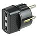 Adattatore Spina Tedesca Antracite - Foto miniatura 1