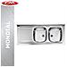 Lavello Acciaio Inox, 2 Vasche, 90x50 - Foto miniatura 3