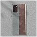 Cover Samsung Galaxy Note 20 Ibrida Finitura Tessuto Lavabile - Argento - Foto miniatura 5