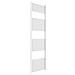 Termoarredo Bagno Scaldasalviette Acciaio Radiatore Calorifero Termosifone Bianco *** Misure : H1800xl550xi500 33 Tubi - Foto miniatura 4