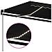 Tenda da Sole Retrattile Manuale LED 450x350 cm Antracite - Foto miniatura 2