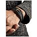 Bracciale in Pelle da Uomo, ""Flake"", 17cm, Oro - Foto miniatura 14