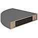 Scaffali Angolari A Parete 4 Pz Grigio Lucido 25x25x3,8 Cm Mdf - Foto miniatura 7