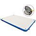 Tappeto Galleggiante Gonfiabile Blu e Bianco 300x200x15 cm - Foto miniatura 1
