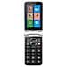 BOSS 4G Cellulare Maxi Display 3.5" Tastiera Fisica Retroilluminata Dual Sim Batteria 1500 mAh Social Skype e WhatsApp Colore Bianco - Foto miniatura 2