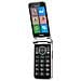 BOSS 4G Cellulare Maxi Display 3.5" Tastiera Fisica Retroilluminata Dual Sim Batteria 1500 mAh Social Skype e WhatsApp Colore Bianco - Foto miniatura 3