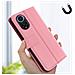 Custodia Huawei Nova 9 E Honor 50 Granulata Portafoglio Supporto Rosa - Foto miniatura 3