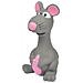 Giocattolo Per Cane Mysz, Cigolante, 14,5 X 8 Cm, Grigio - Foto miniatura 1