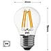 Lampadina Led 4w Luce Calda Filamento In Vetro Trasparente E27 4 W G45a-tc - Foto miniatura 1
