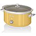 Swan Sf17031yelneu Retro Slow Cooker 6,5l Pentola Rimovibile In Ceramica Antiaderente Senza Pfoa 320w Giallo - Foto miniatura 1