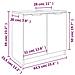 Mobile Bagno Grigio Sonoma 64,5x33,5x59 Cm In Legno Multistrato - Foto miniatura 5