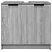 Mobile Bagno Grigio Sonoma 64,5x33,5x59 Cm In Legno Multistrato - Foto miniatura 6