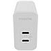 Wall Adapter Usb-c 67w Gan Dual Usbc Pd Dual 67w Gan White Eu 2x - Foto miniatura 1