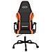 Sedia Da Gaming Massaggiante Nero E Arancione In Similpelle - Foto miniatura 2