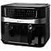 AF-126672.4 friggitrice Doppia 9 L Indipendente 2400 W Friggitrice ad aria calda Nero - Foto miniatura 2