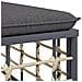 Set Divani Da Giardino 5 Pz Con Cuscini Antracite In Polyrattan - Foto miniatura 5