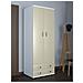 Armadio 2 Ante 2 Cassetti 80X52X170 Bianco /Olmo - Foto miniatura 1
